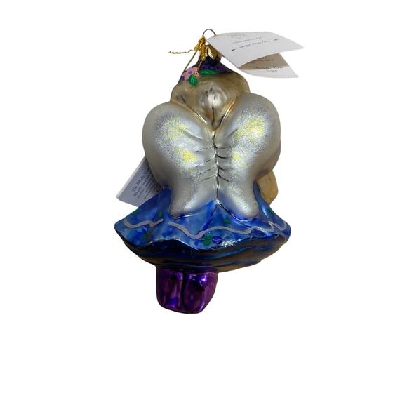 1998 CHRISTOPHER RADKO MUFFY VANDER BEAR PLUM FAIRY 98-NAB-03 6" ORNAMENT - Picture 3 of 8